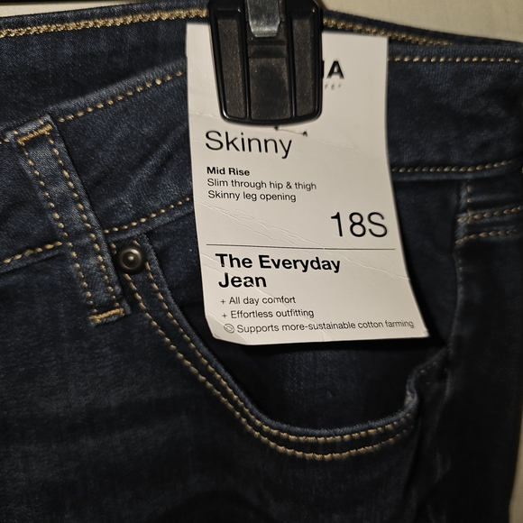 Sonoma Women's Dark Blue Skinny Jeans - Picture 6 of 8